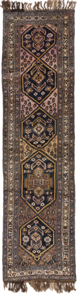 Persian Rug Kordi 12'0"x3'1" 12'0"x3'1", Persian Rug Knotted by hand