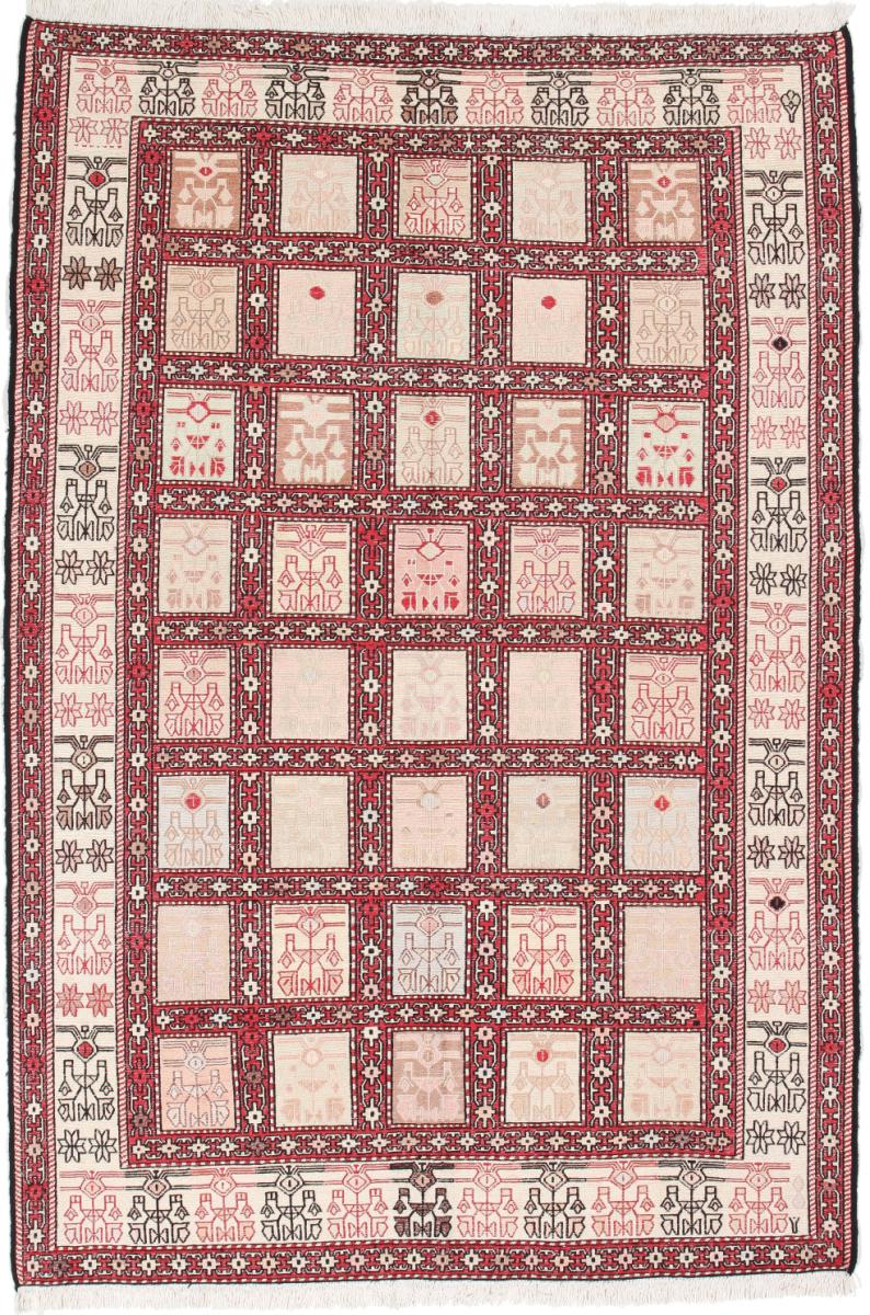  ペルシャ絨毯 キリム Fars 185x124 185x124,  ペルシャ絨毯 手織り