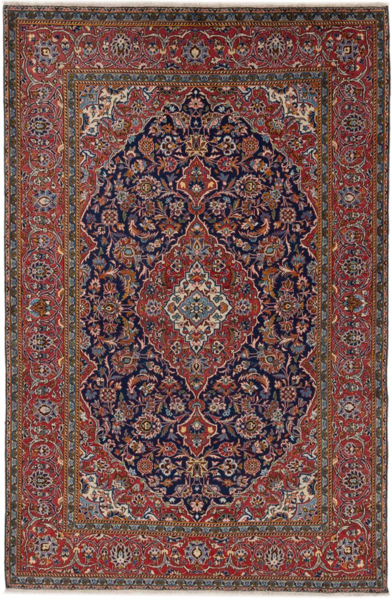 Persian Rug Keshan Antique 6'10"x4'5" 6'10"x4'5", Persian Rug Knotted by hand
