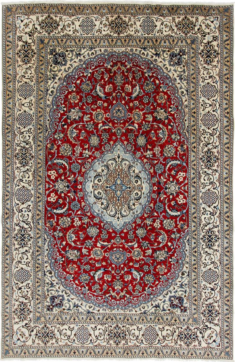  ペルシャ絨毯 ナイン 9'7"x6'3" 9'7"x6'3",  ペルシャ絨毯 手織り