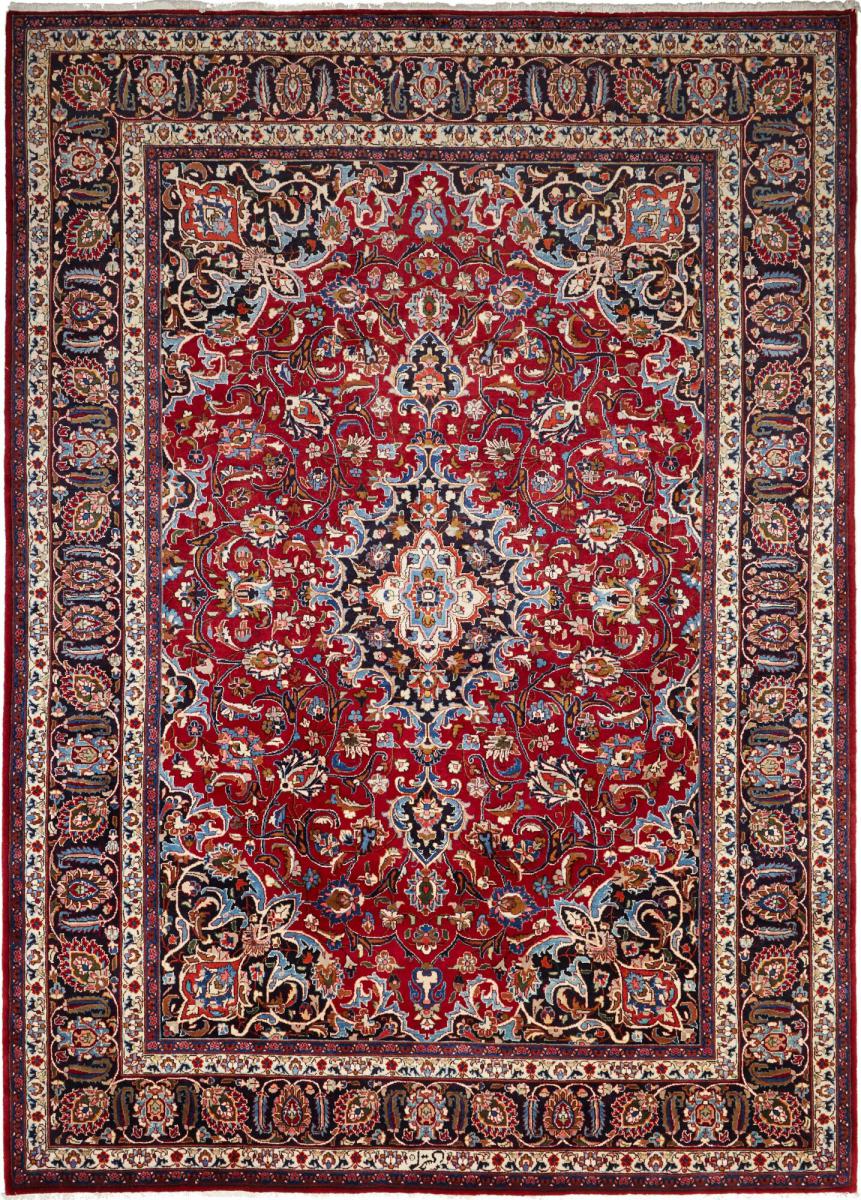Persian Rug Mashhad 11'2"x7'11" 11'2"x7'11", Persian Rug Knotted by hand