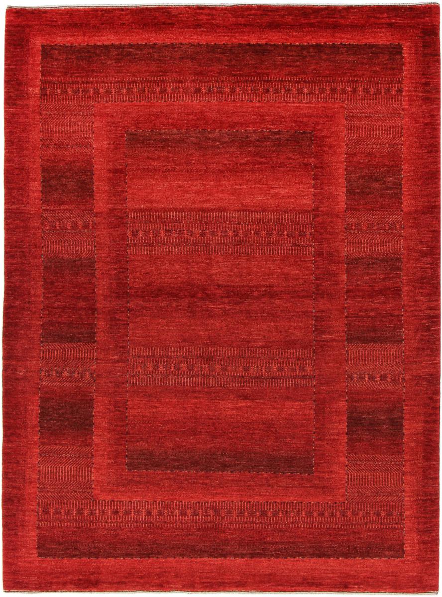 Persian Rug Persian Gabbeh Loribaft Nowbaft 6'9"x5'1" 6'9"x5'1", Persian Rug Knotted by hand