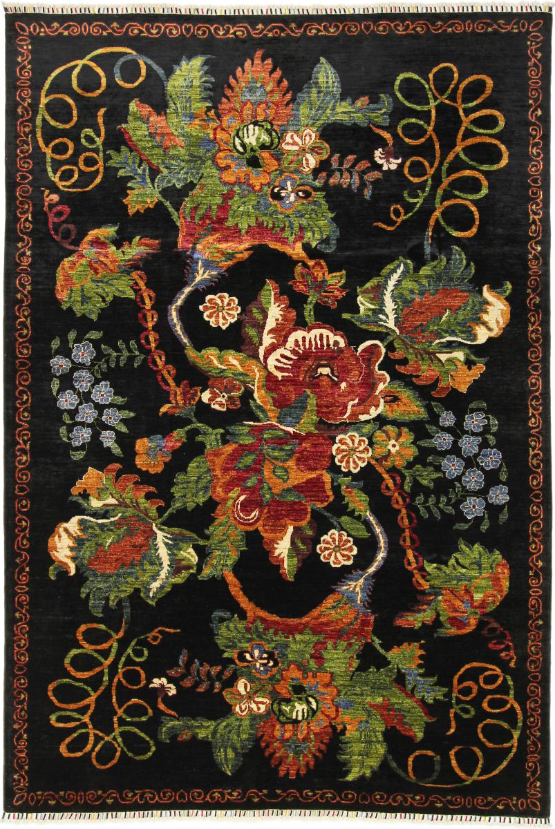 Afghanischer Teppich Arijana Design 10'2"x6'11" 10'2"x6'11", Perserteppich Handgeknüpft