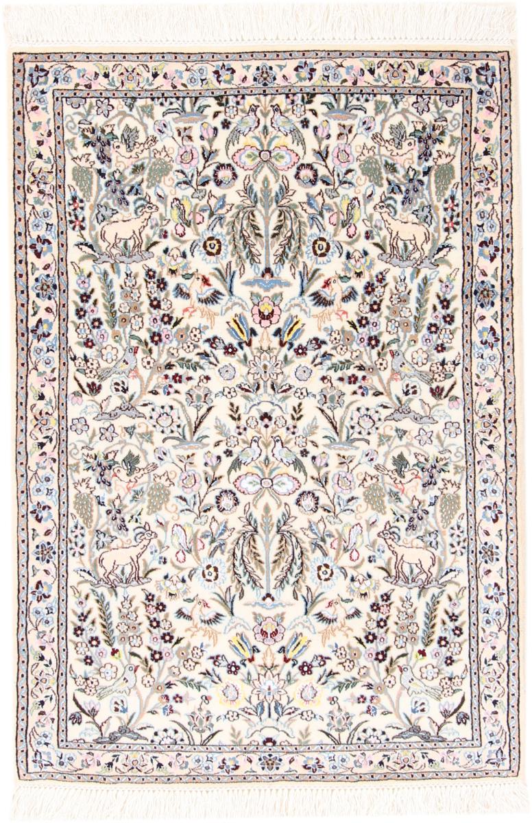  ペルシャ絨毯 ナイン 6La 125x87 125x87,  ペルシャ絨毯 手織り
