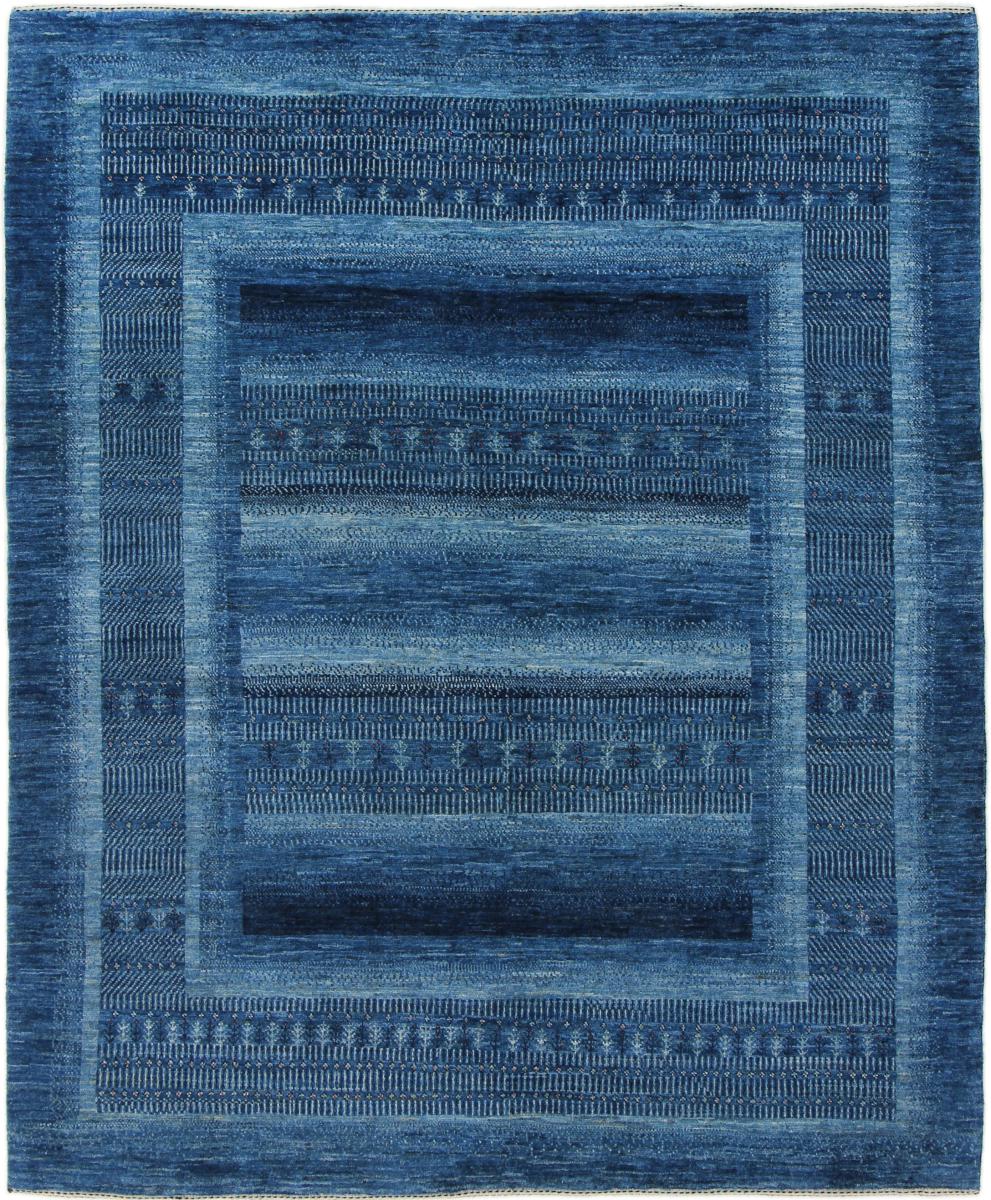 Persian Rug Persian Gabbeh Loribaft Nowbaft 6'2"x5'1" 6'2"x5'1", Persian Rug Knotted by hand