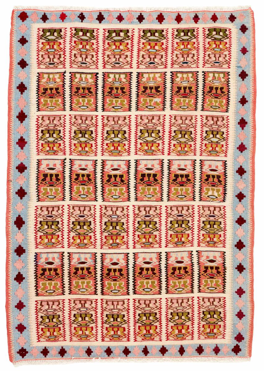 Tapete persa Kilim Senneh 3'5"x2'5" 3'5"x2'5", Tapete persa Atado à mão