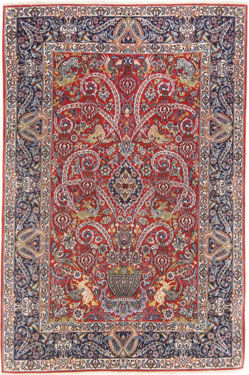 Persian Rug Isfahan 161x108 161x108, Persian Rug Knotted by hand