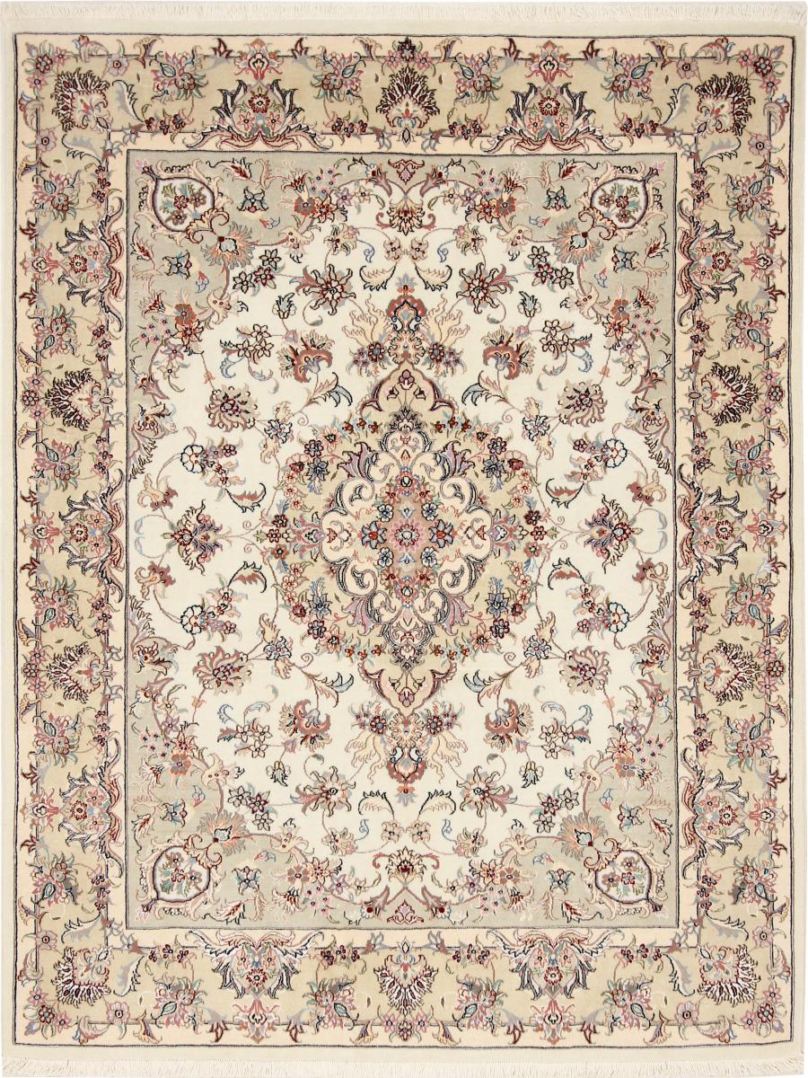 Persian Rug Tabriz Designer 6'5"x4'11" 6'5"x4'11", Persian Rug Knotted by hand