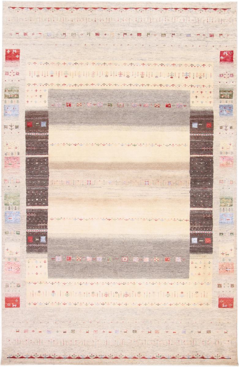 インドのカーペット ギャッベ ペルシャ ロリbaft 9'11"x6'6" 9'11"x6'6",  ペルシャ絨毯 手織り