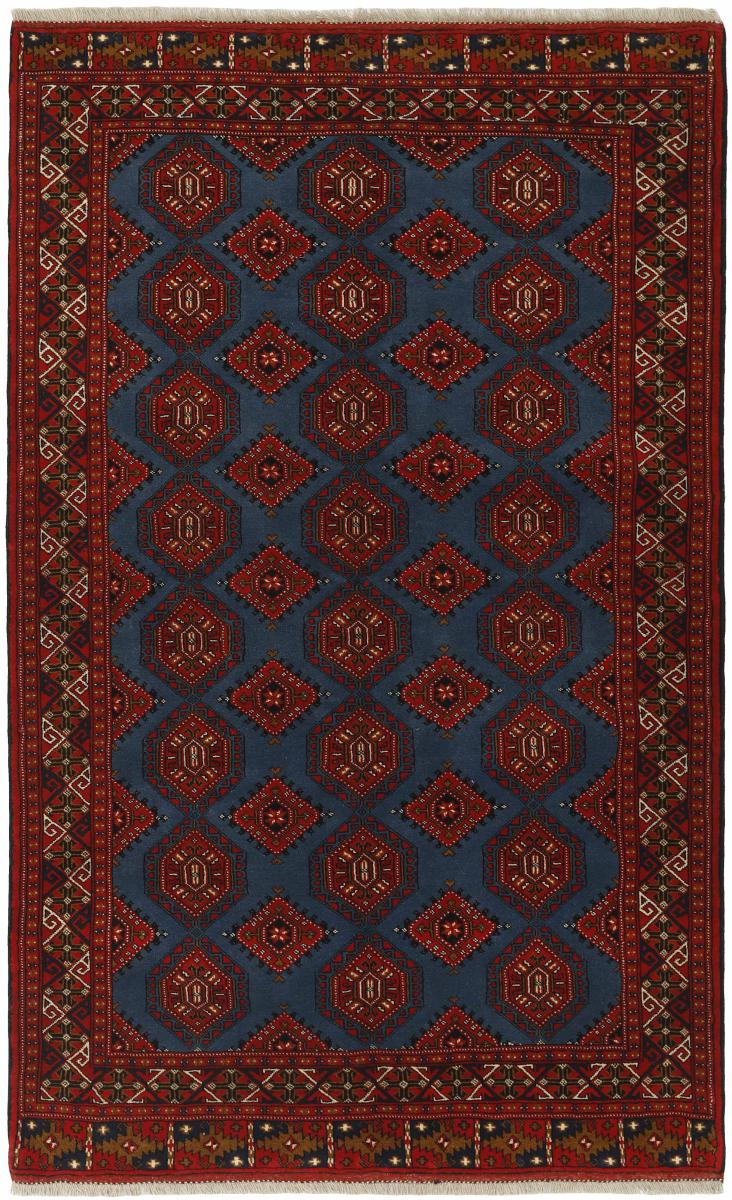 Persialainen matto Turkaman 253x159 253x159, Persialainen matto Solmittu käsin