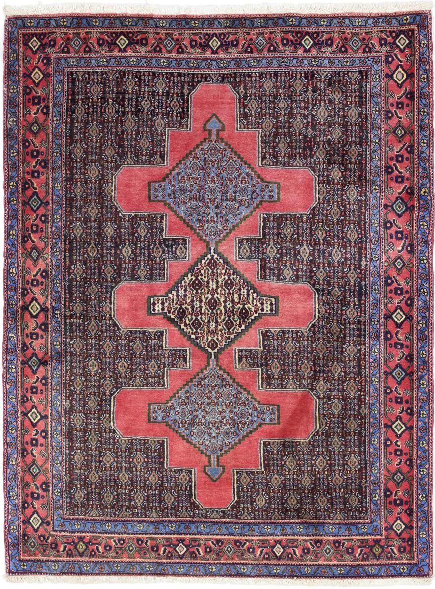 Persian Rug Sanandaj 5'4"x4'0" 5'4"x4'0", Persian Rug Knotted by hand