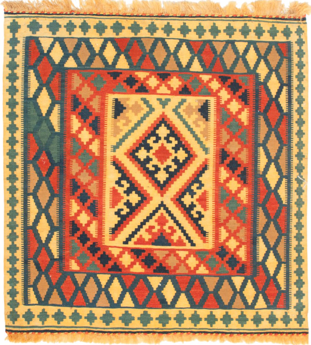  ペルシャ絨毯 キリム Fars 103x99 103x99,  ペルシャ絨毯 手織り