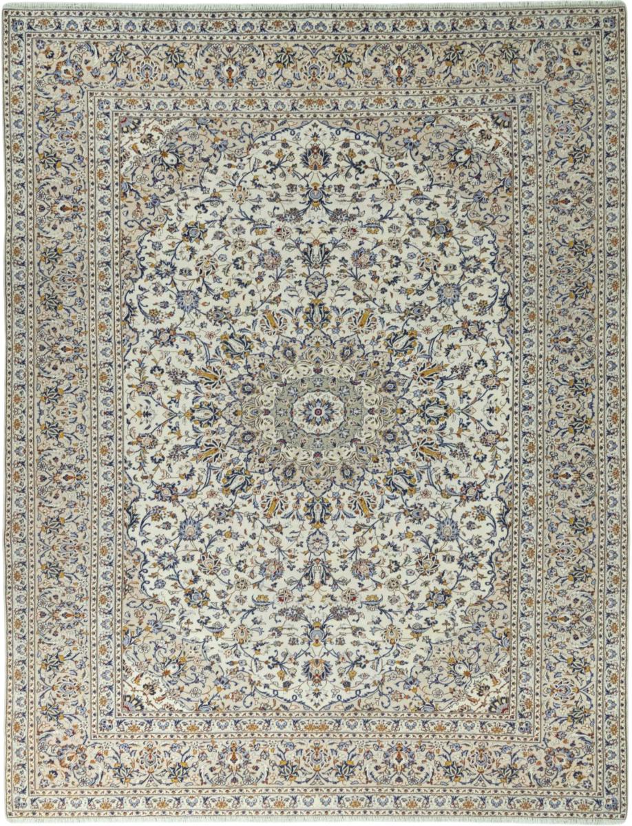 Persian Rug Keshan 12'10"x9'11" 12'10"x9'11", Persian Rug Knotted by hand