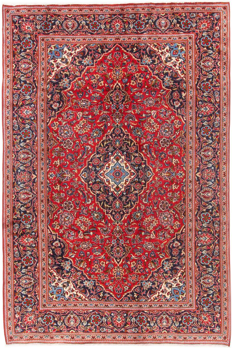 Persialainen matto Keshan 9'11"x6'8" 9'11"x6'8", Persialainen matto Solmittu käsin