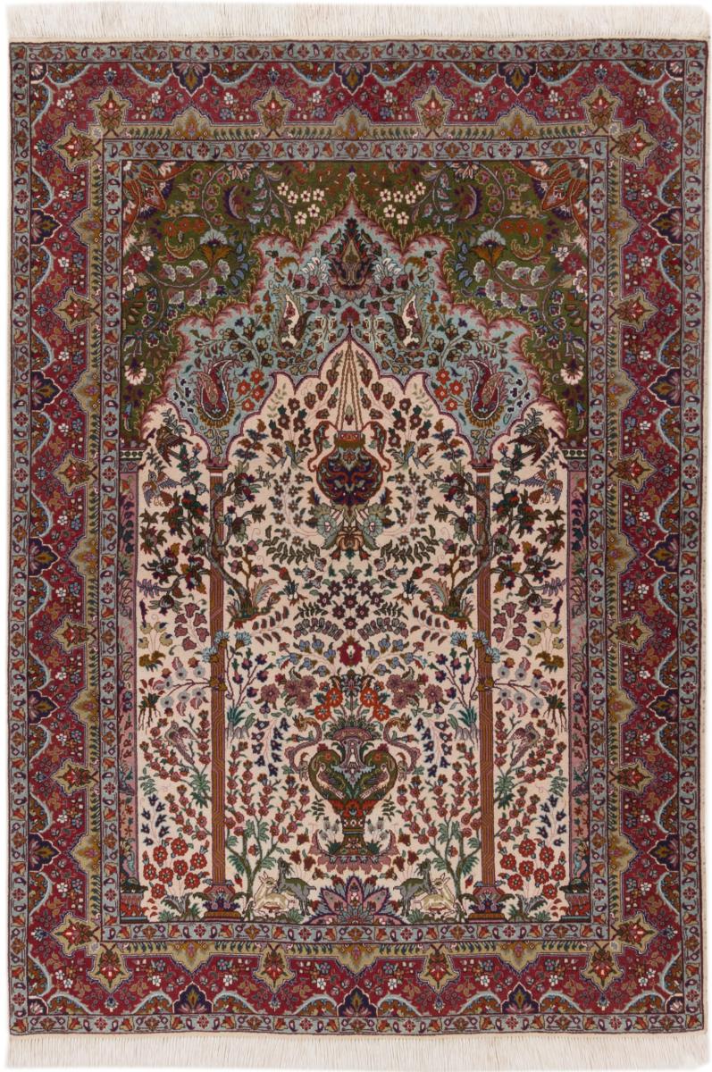 Persian Rug Tabriz 6'11"x4'8" 6'11"x4'8", Persian Rug Knotted by hand