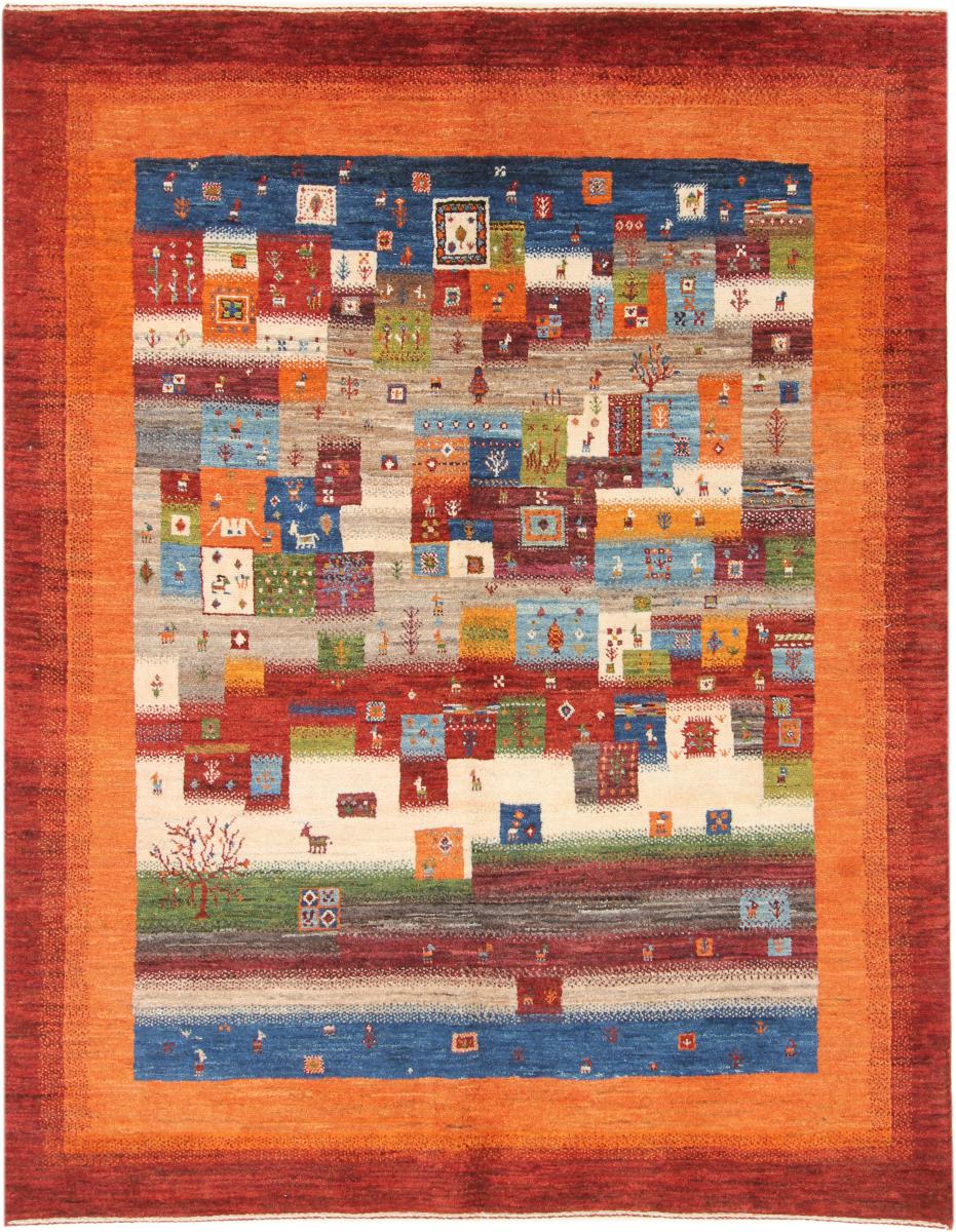 Perzisch tapijt Perzisch Gabbeh Loribaft Nature 6'7"x5'3" 6'7"x5'3", Perzisch tapijt Handgeknoopte