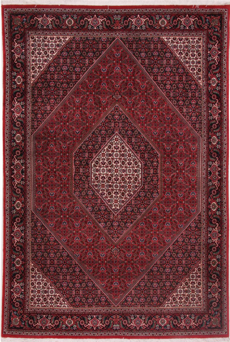 Persian Rug Bidjar 8'1"x5'6" 8'1"x5'6", Persian Rug Knotted by hand