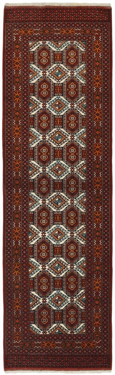 Persialainen matto Turkaman 296x91 296x91, Persialainen matto Solmittu käsin