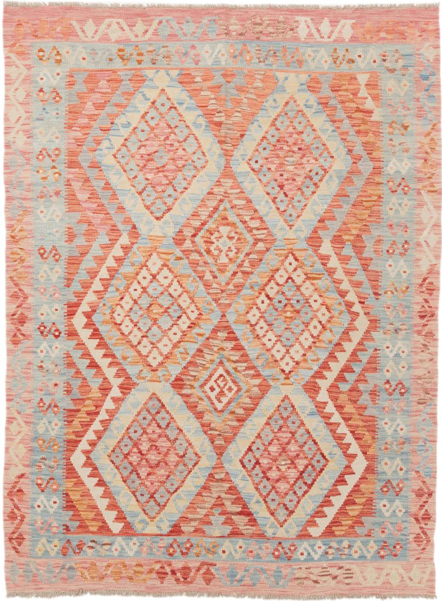 Tapis afghan Kilim Afghan 6'4"x4'10" 6'4"x4'10", Tapis persan Tissé à la main