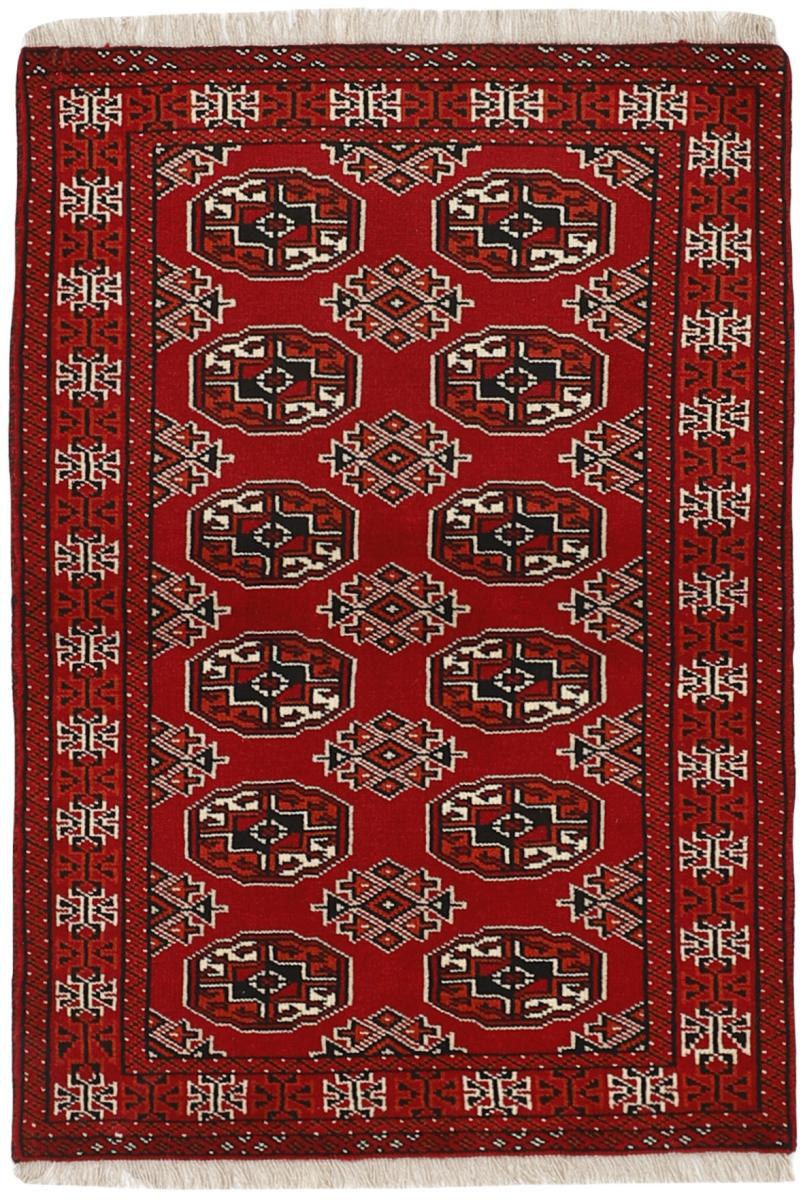 Tapis persan Turkaman 143x98 143x98, Tapis persan Noué à la main