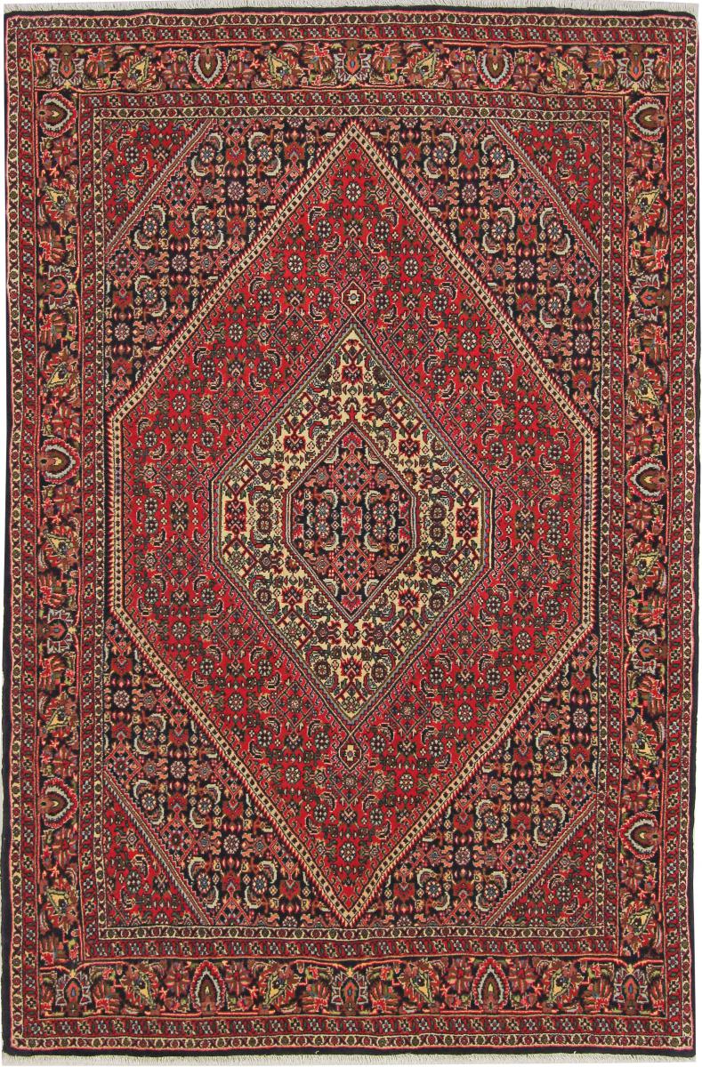 Persian Rug Sandjan 5'8"x3'9" 5'8"x3'9", Persian Rug Knotted by hand
