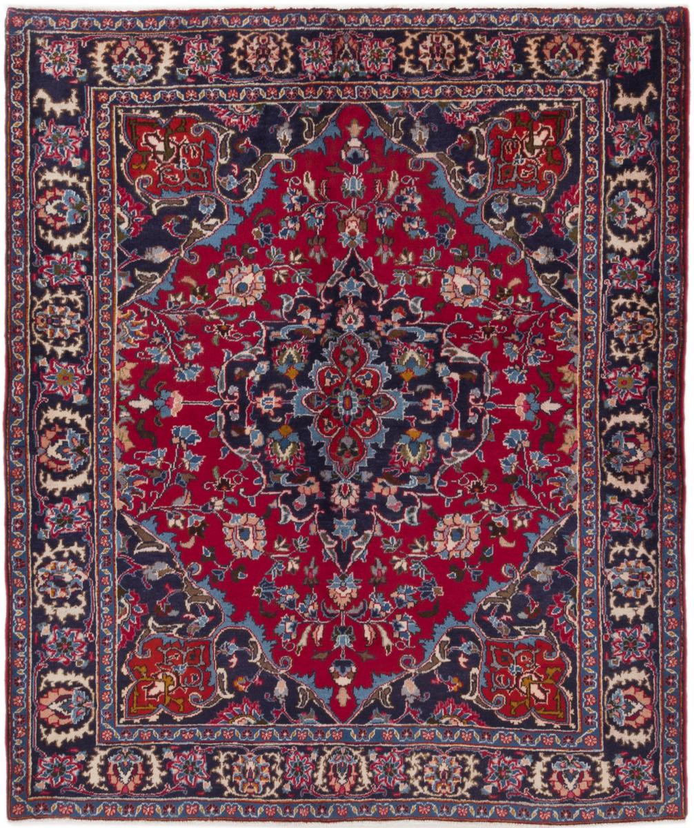 Persian Rug Mashhad 172x144 172x144, Persian Rug Knotted by hand