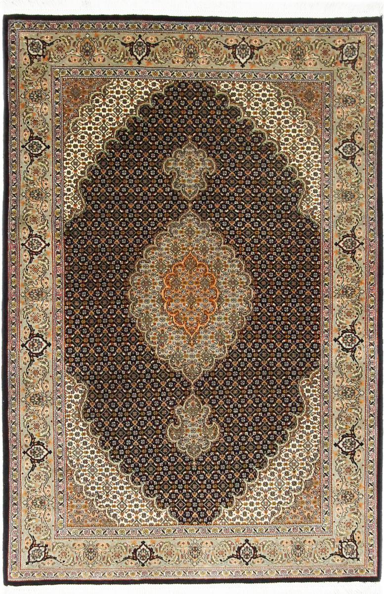 Persialainen matto Tabriz Mahi 4'11"x3'3" 4'11"x3'3", Persialainen matto Solmittu käsin
