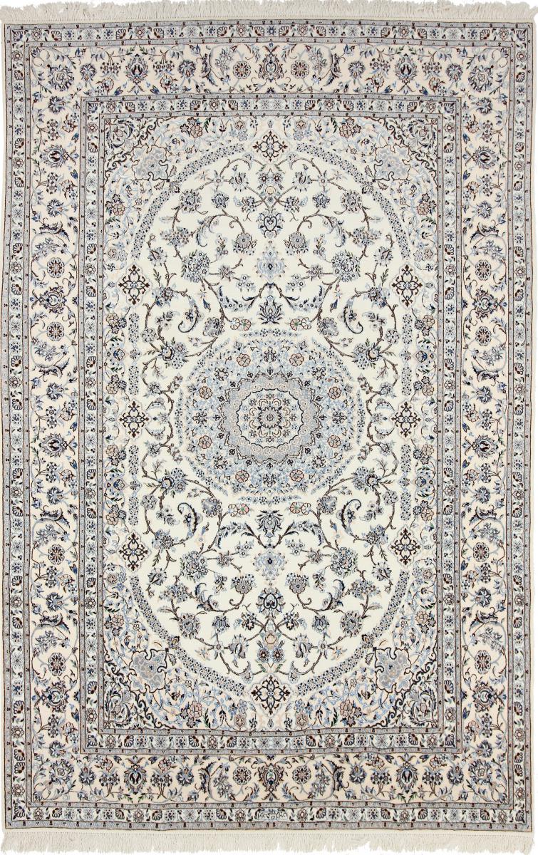 Persian Rug Nain 6La 10'5"x6'8" 10'5"x6'8", Persian Rug Knotted by hand