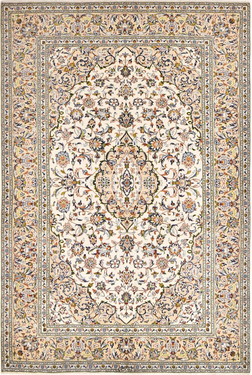 Persialainen matto Keshan 9'7"x6'6" 9'7"x6'6", Persialainen matto Solmittu käsin