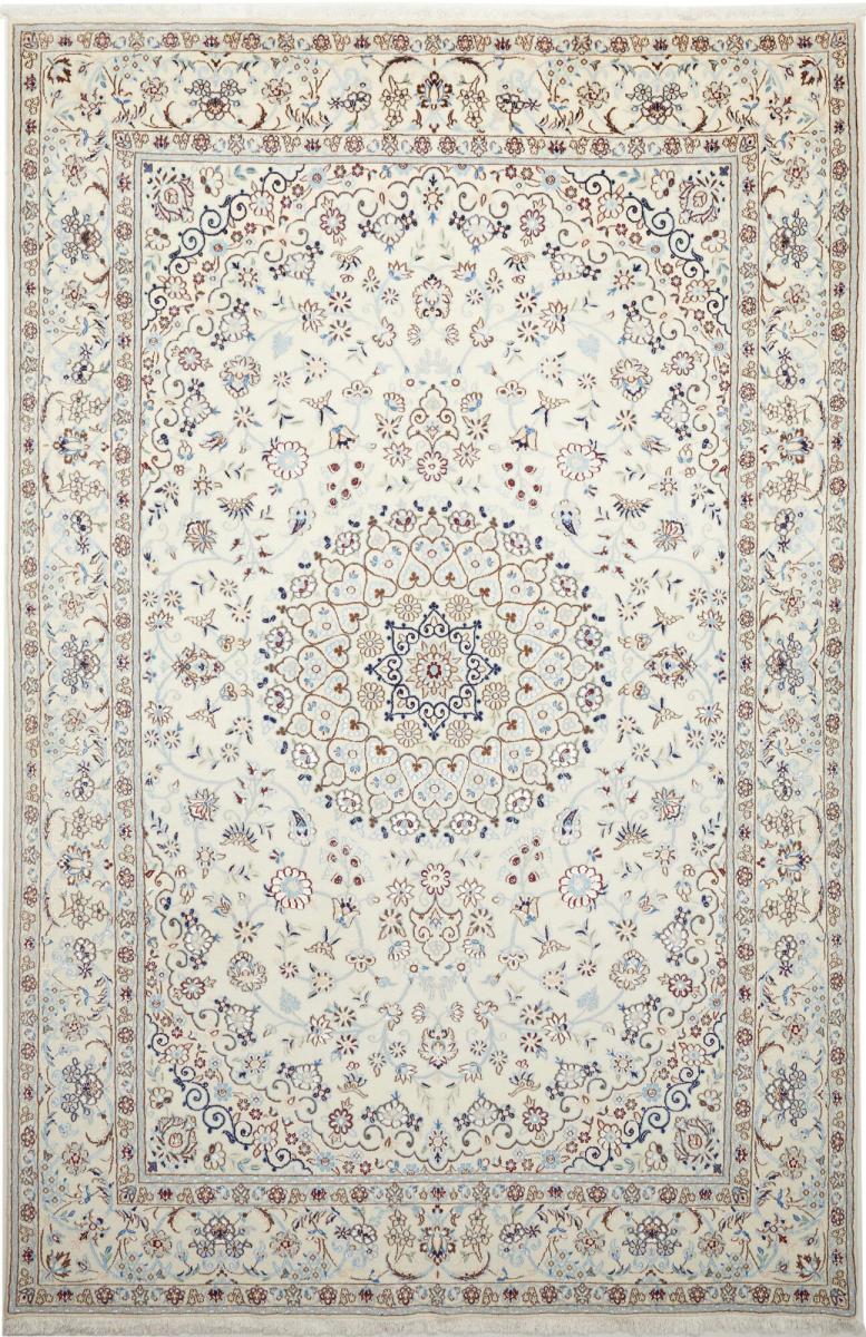 Persian Rug Nain 9La 10'2"x6'7" 10'2"x6'7", Persian Rug Knotted by hand