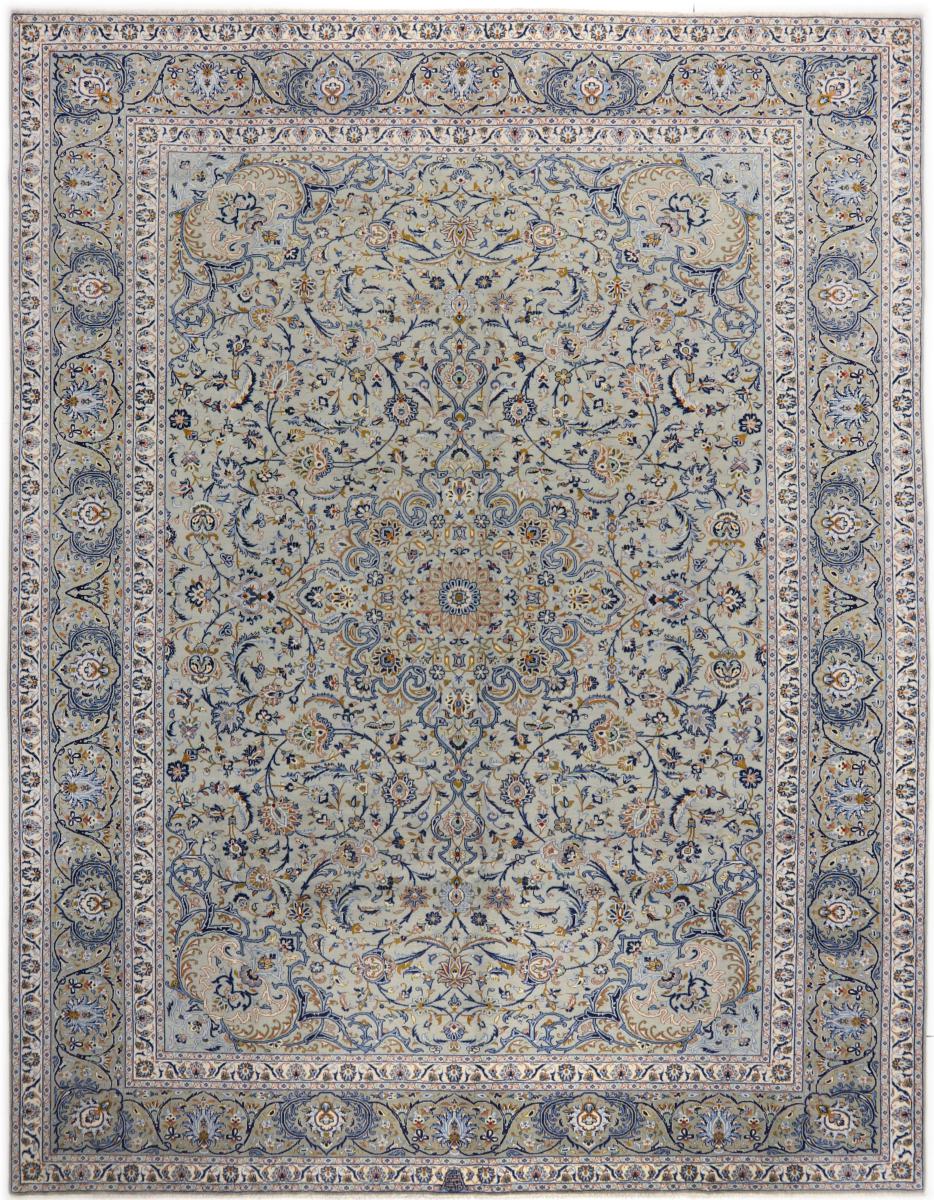 Persian Rug Keshan Antique 13'3"x10'3" 13'3"x10'3", Persian Rug Knotted by hand