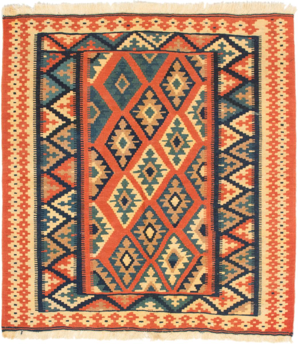 Tappeto persiano Kilim Fars 108x101 108x101, Tappeto persiano Tessuto a mano