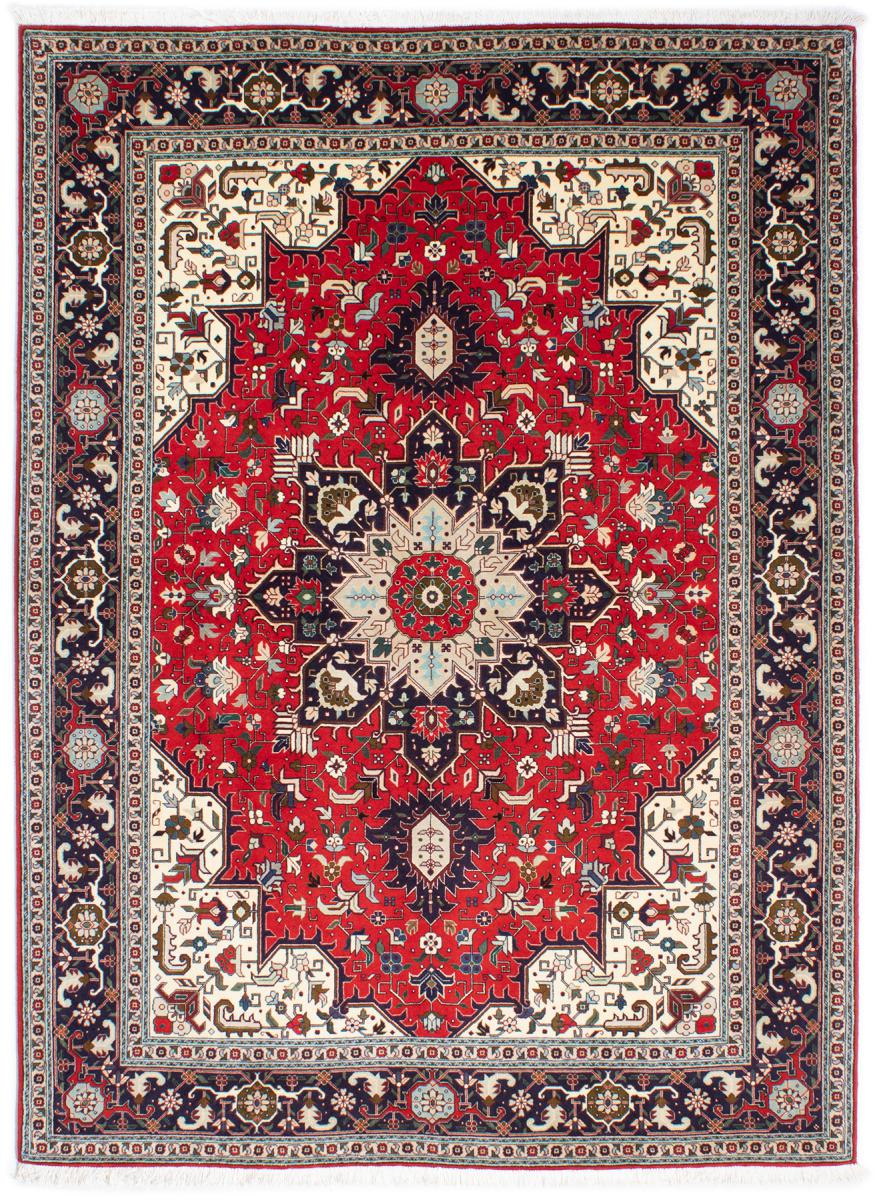 Persian Rug Tabriz 50Raj 6'11"x5'0" 6'11"x5'0", Persian Rug Knotted by hand
