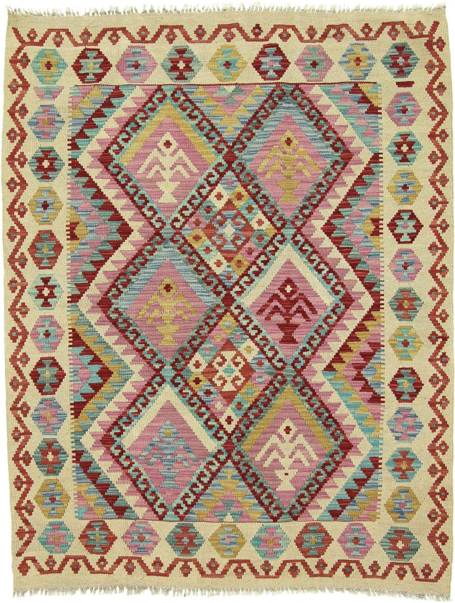 Alfombra afgana Kilim Afghan 172x134 172x134, Alfombra persa Tejido a mano