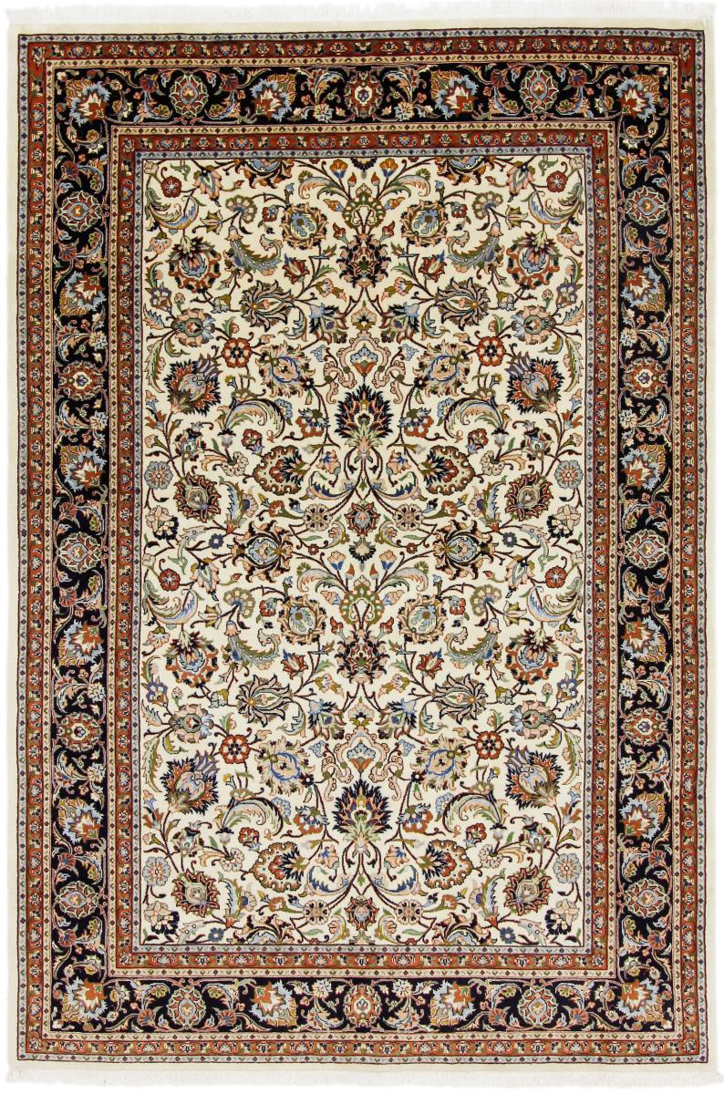 Persian Rug Mashhad Khorasan 9'7"x6'6" 9'7"x6'6", Persian Rug Knotted by hand