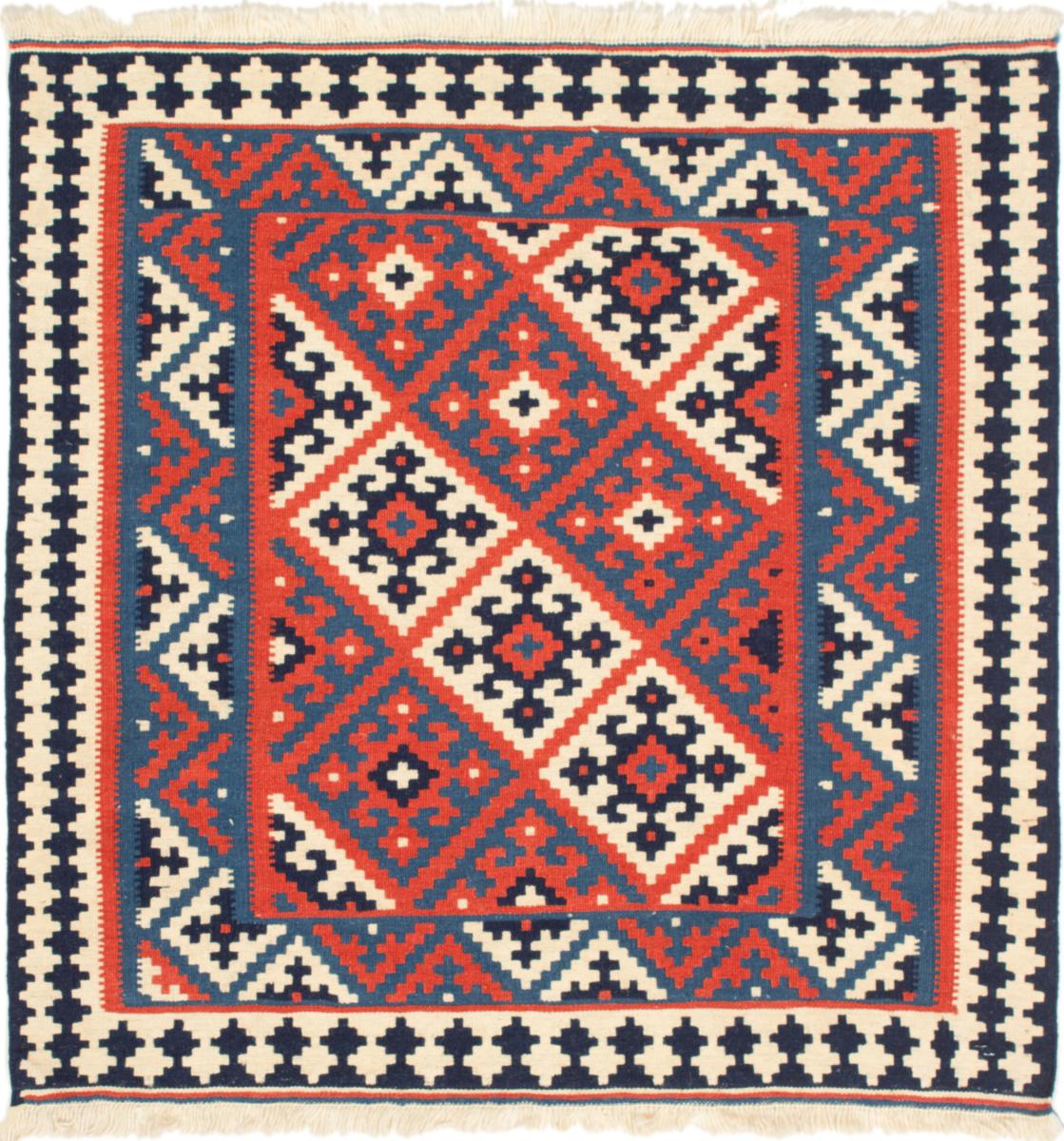 Persisk matta Kilim Fars 104x100 104x100, Persisk matta handvävd 