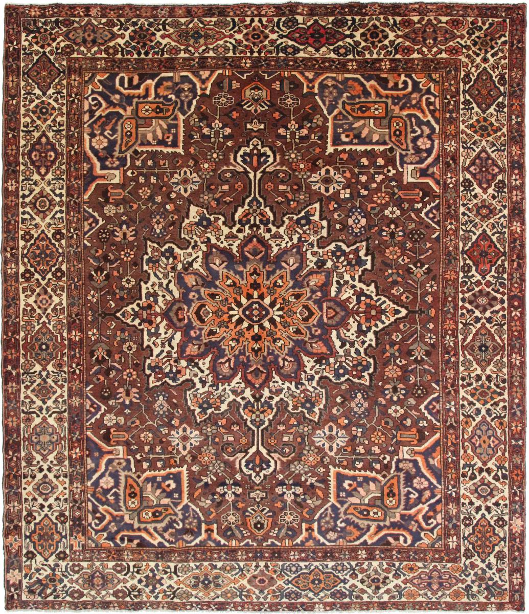 Perzisch tapijt Bakhtiari 361x312 361x312, Perzisch tapijt Handgeknoopte