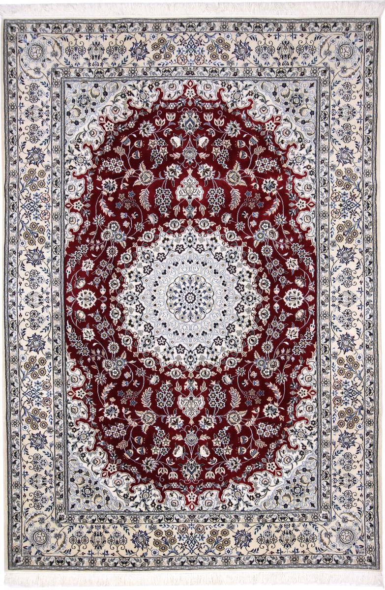 Tapis persan Naïn 9La 303x206 303x206, Tapis persan Noué à la main