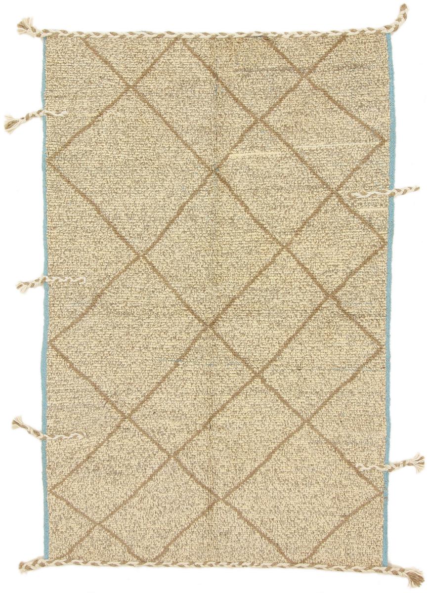 Pakistaans tapijt Berbers Maroccan Design 4'11"x4'1" 4'11"x4'1", Perzisch tapijt Handgeknoopte