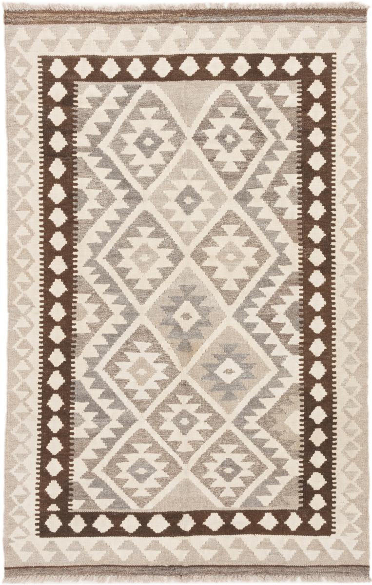Afghan rug Kilim Afghan Heritage 5'2"x3'3" 5'2"x3'3", Persian Rug Woven by hand