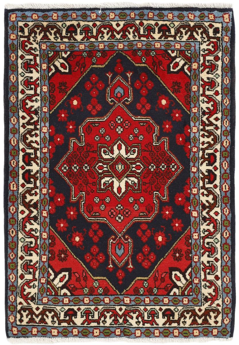 Persian Rug Mehraban 3'1"x2'2" 3'1"x2'2", Persian Rug Knotted by hand