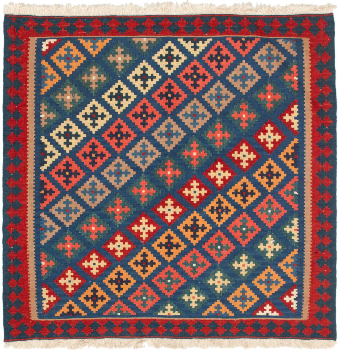 Persialainen matto Kelim Fars 109x101 109x101, Persialainen matto kudottu