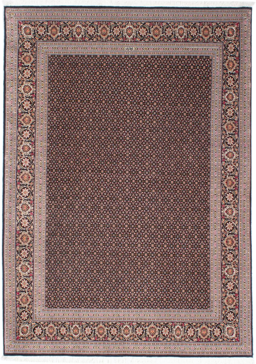  ペルシャ絨毯 タブリーズ 50Raj 7'1"x4'11" 7'1"x4'11",  ペルシャ絨毯 手織り