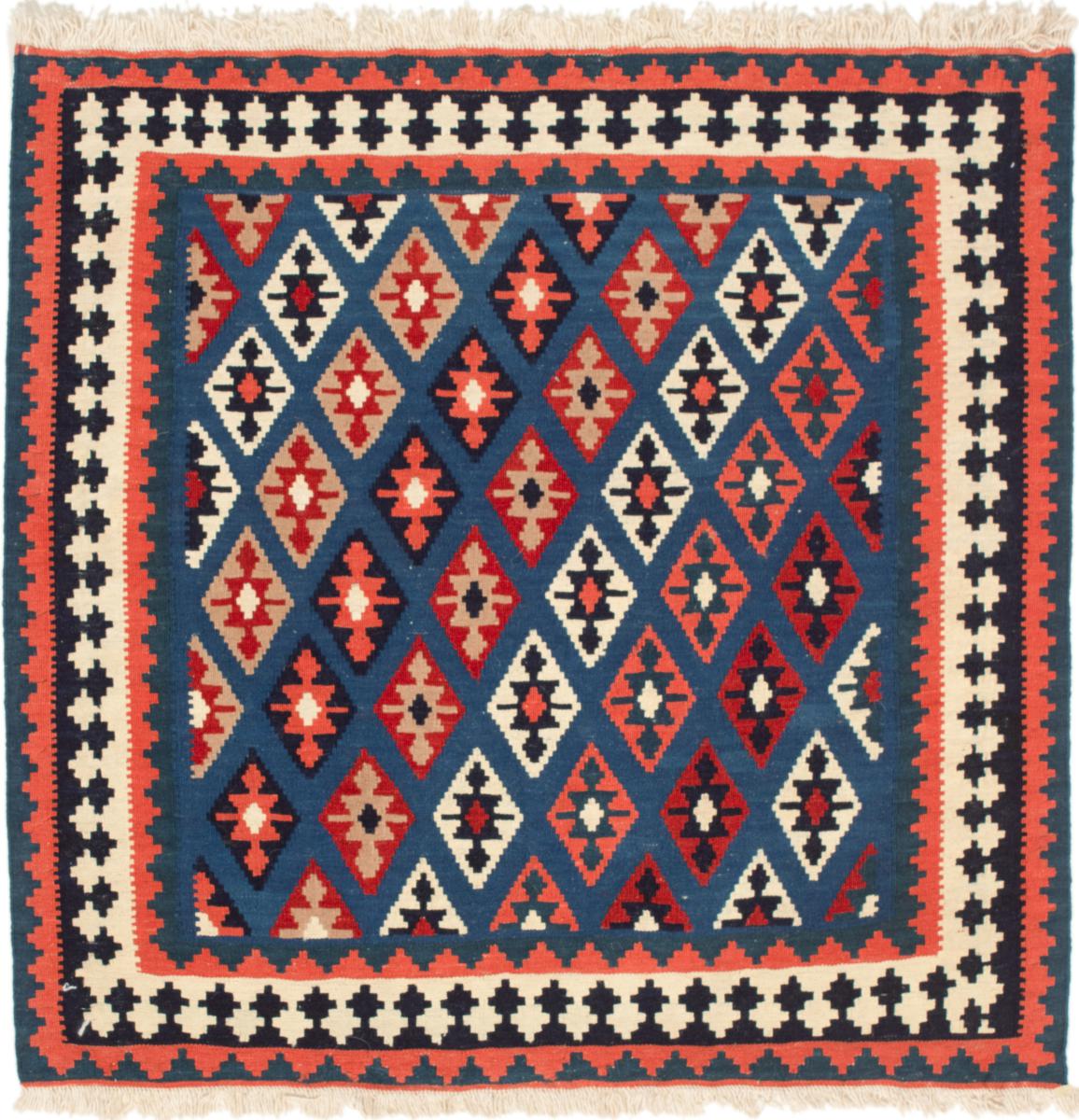 Persialainen matto Kelim Fars 109x105 109x105, Persialainen matto kudottu