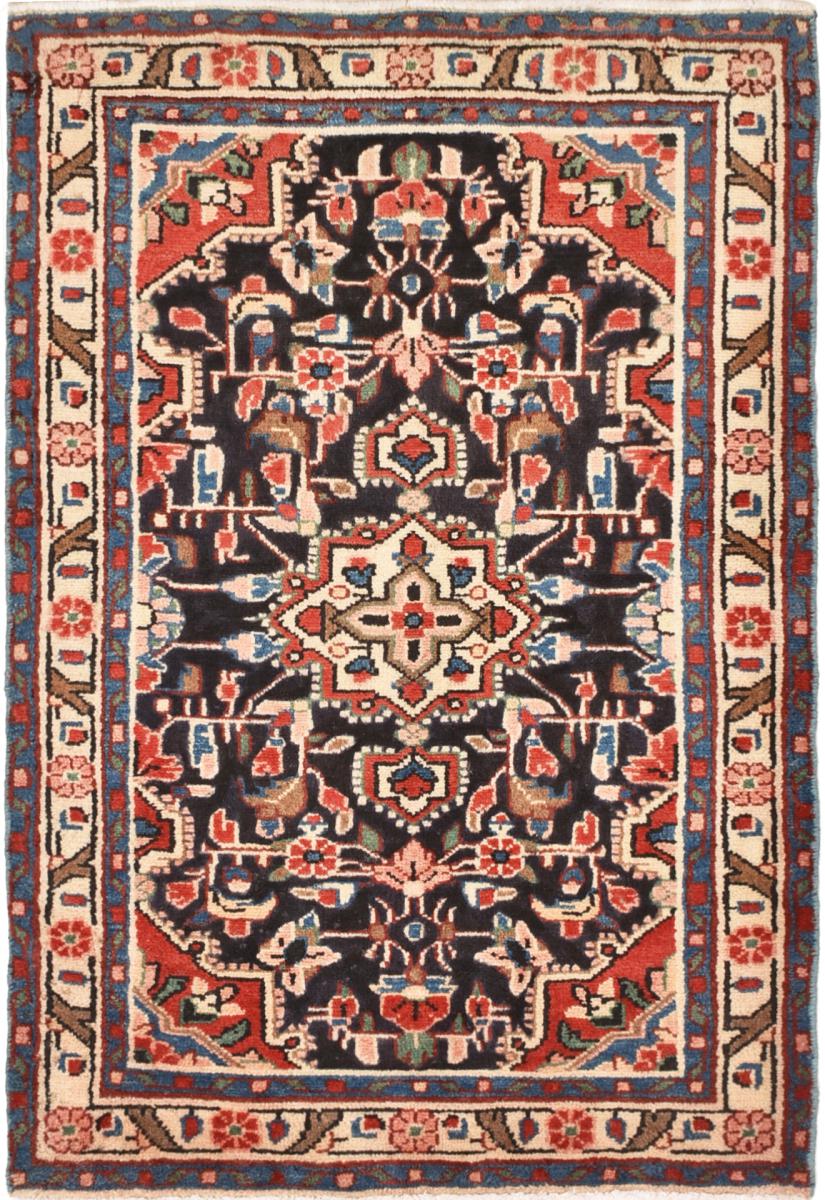 Persian Rug Hamadan 95x66 95x66, Persian Rug Knotted by hand