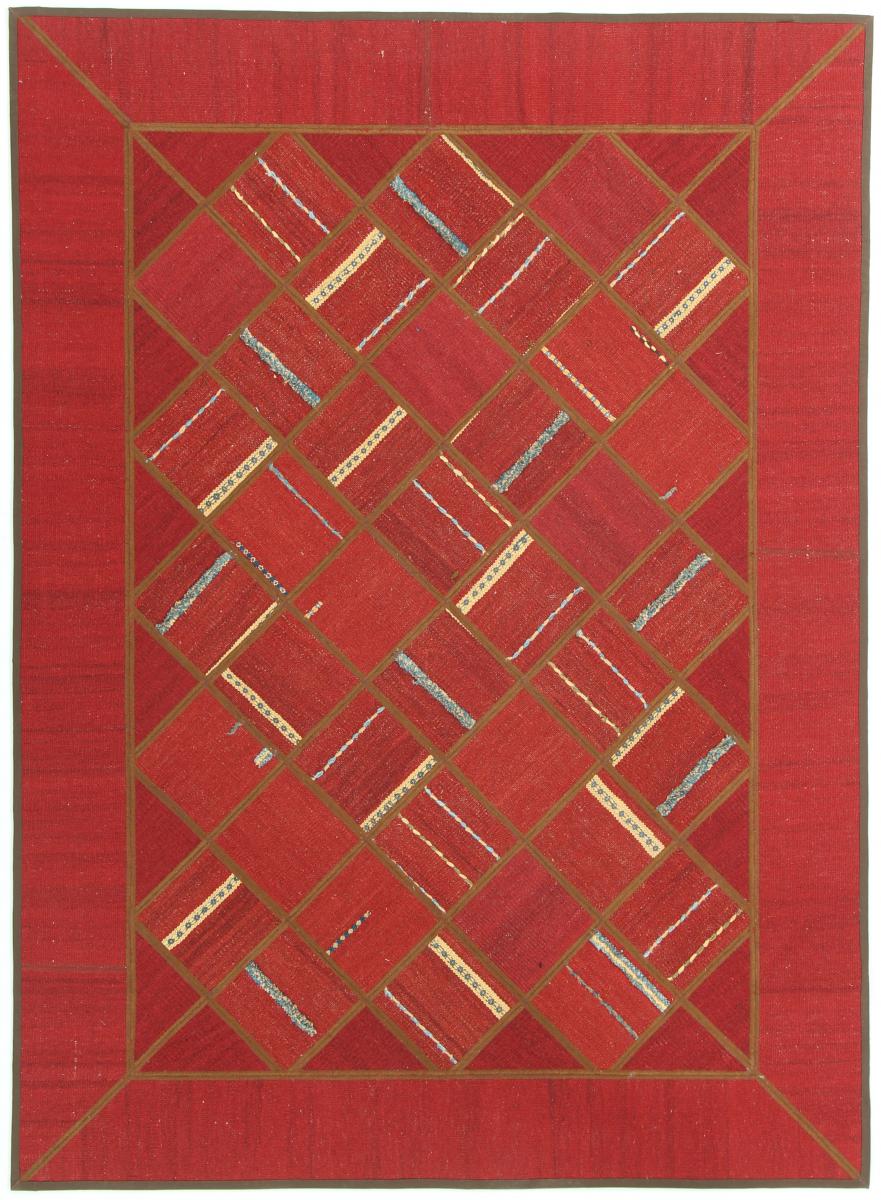 Perzisch tapijt Kilim Patchwork 210x153 210x153, Perzisch tapijt Handgeweven
