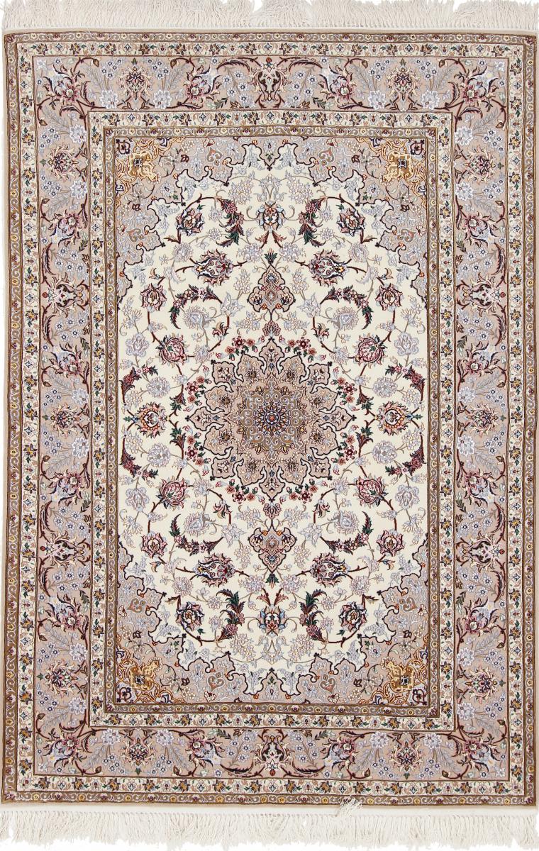 Persisk matta Isfahan Silkesvarp 230x158 230x158, Persisk matta Knuten för hand