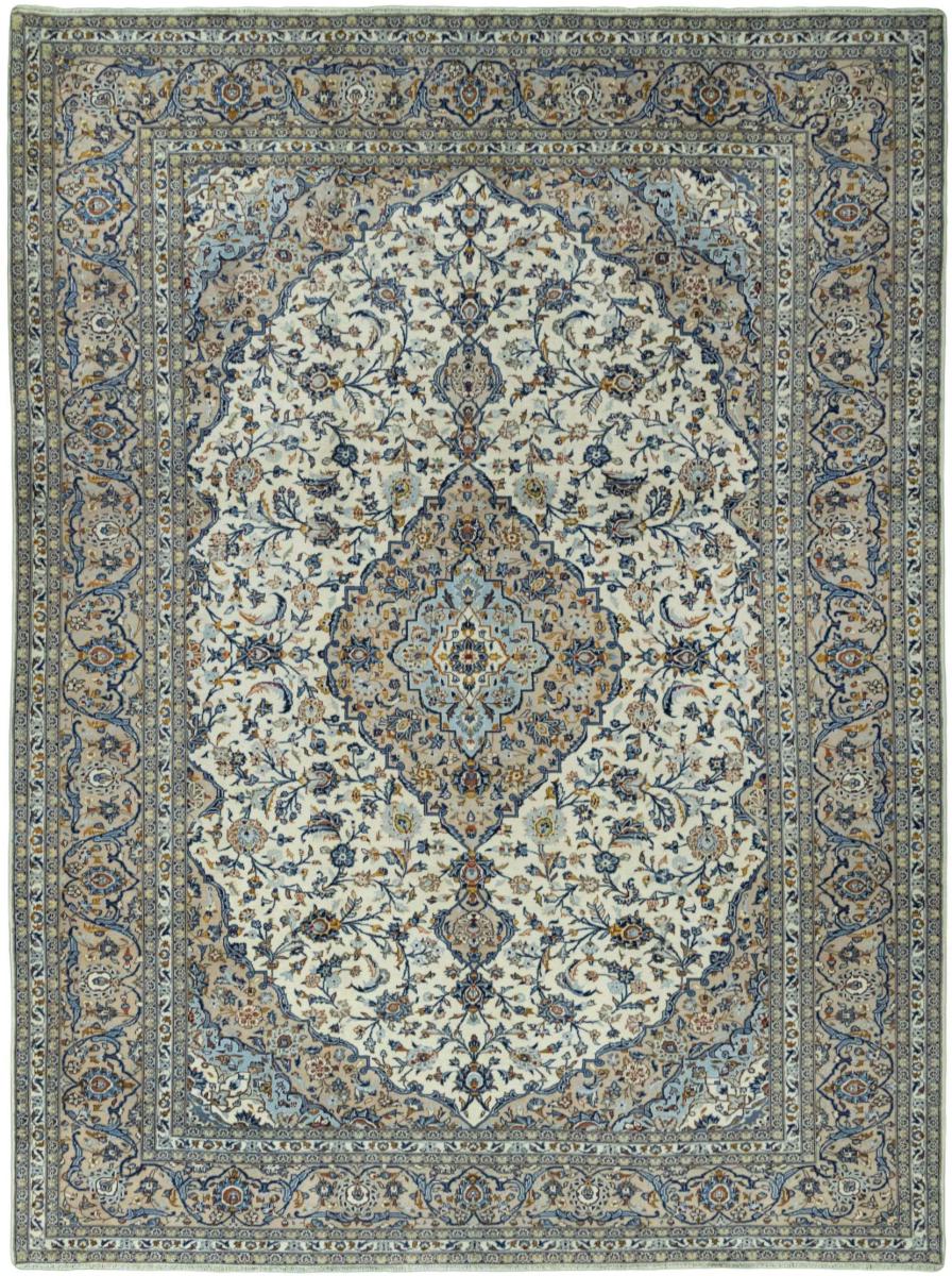 Persian Rug Keshan 13'1"x9'11" 13'1"x9'11", Persian Rug Knotted by hand