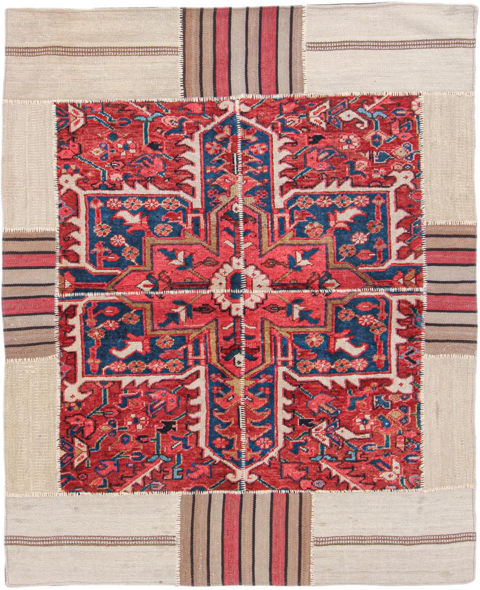 Persian Rug Kilim Patchwork 176x146 176x146, Persian Rug Woven by hand