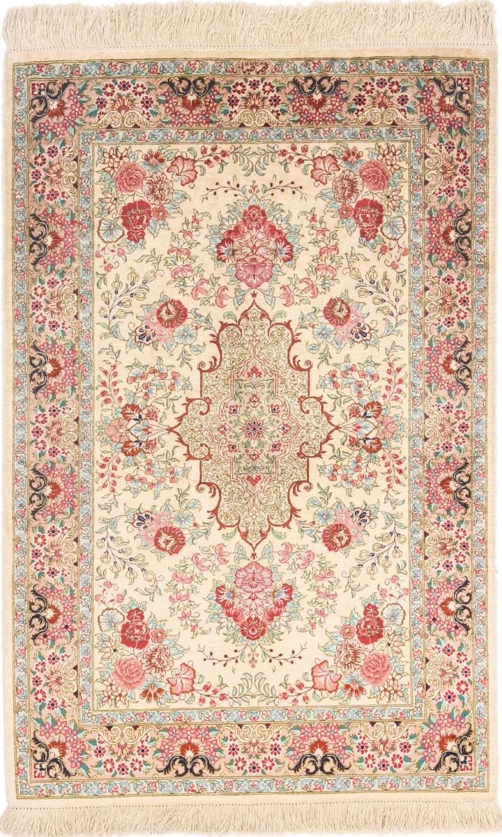 Persian Rug Qum Silk 119x79 119x79, Persian Rug Knotted by hand